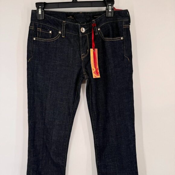 Express X2 Womens Stella Regular Skinny Low Rise Denim Jeans size 10 New - Picture 8 of 16